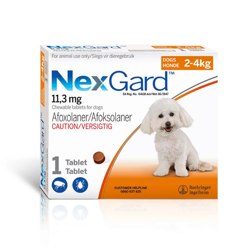 NexGard Dogs 2-4kg 1 Tablet